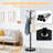 Freestanding Coat Rack With 12 Hooks And Natural Marble Base, Heavy-Duty Stainless Steel Hat And Coat Stand For Entryway, Hallway, Or Office