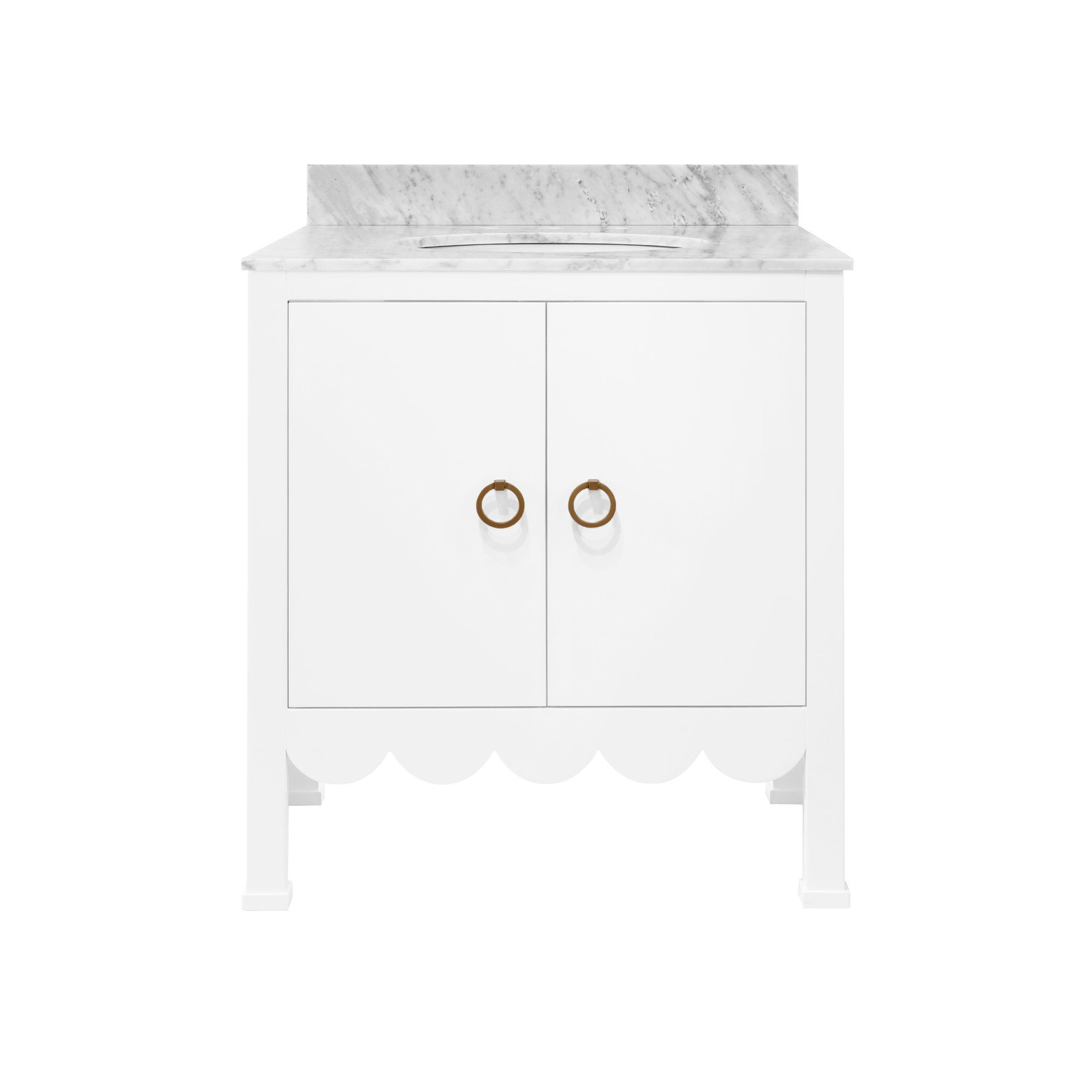Kealey 30.5'' Single Bathroom Vanity, Matte White