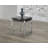 Denise Extendable Glass Top Metal Base Dining Table