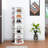Rotating Shoe Rack Tower 7-Tier Handbag Storage Organizer Display Carousel