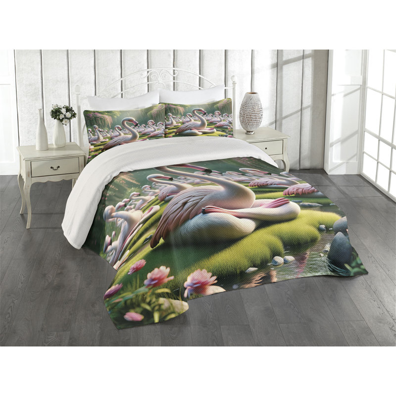 Polyester Coverlet, Queen Coverlet + 2 Standard Shams