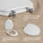 Elongated White Toilet Seat Natural Wood Toilet Seat With Zinc Alloy Hinges, Easy To Install Also Easy To Clean, Scratch Resistant By Angol Shiold (Elongated, White)-117418723