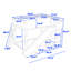 Lit mezzanine avec tablettes de rangement et glissoire-1149893322-1149893328