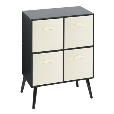 Lizzy 82cm H x 60cm W Wood Standard Bookcase