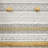 Cotton Stripe Printed Shower Curtain With Tassel