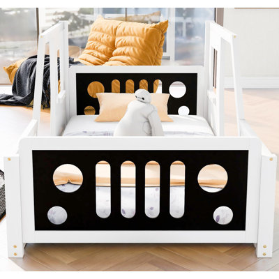 Comfortable Classic Car Design Twin Size Platform Bed