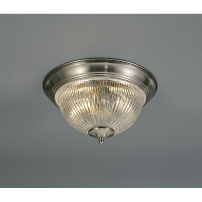 Bluegrass Glass Flush Mount