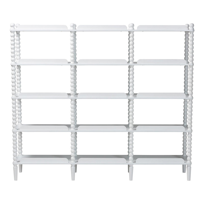 Présentoir à 5 niveaux Baxton Studio Lucera, White