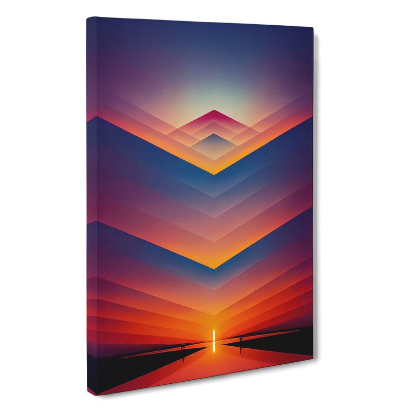 Gracious Sunset - Wrapped Canvas, 50cm H x 35cm W