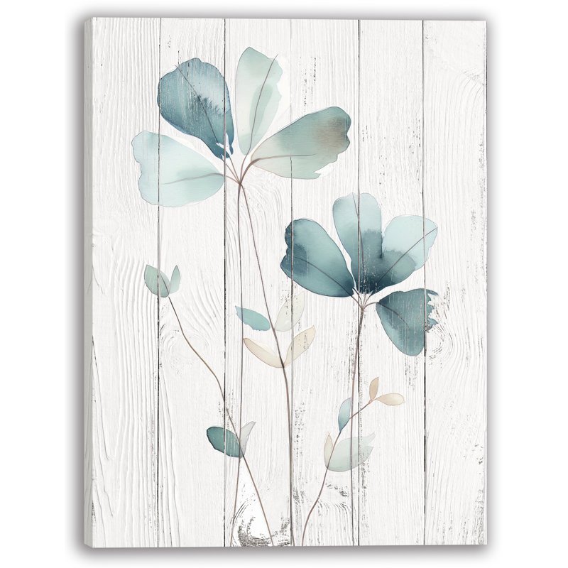 Art mural sur toile aquarelle Modern Botanicals, H 40 po x l 40 po