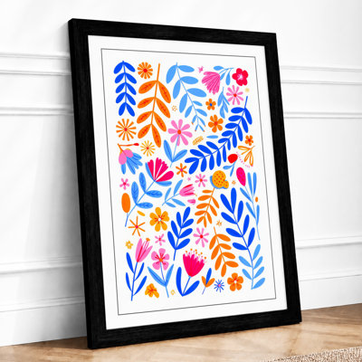 Scattered Botanicals Botanical - Framed Print