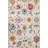 Beige-Themed Multi-Colored Mixed Flower Patterned Creative Modern Decorative Rug-911032502