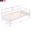 Lit de jour moderne en bois massif, multifonctionnel, taille simple-681879339