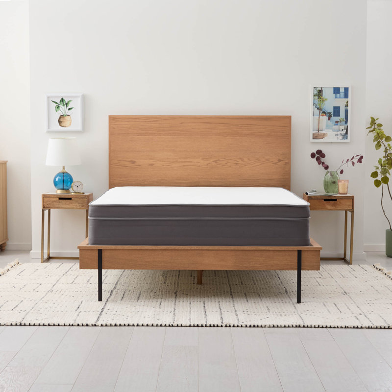 Linenspa Essentials 12 po Matelas hybride moelleux en mousse viscoélastique imprégnée de gel, Roi