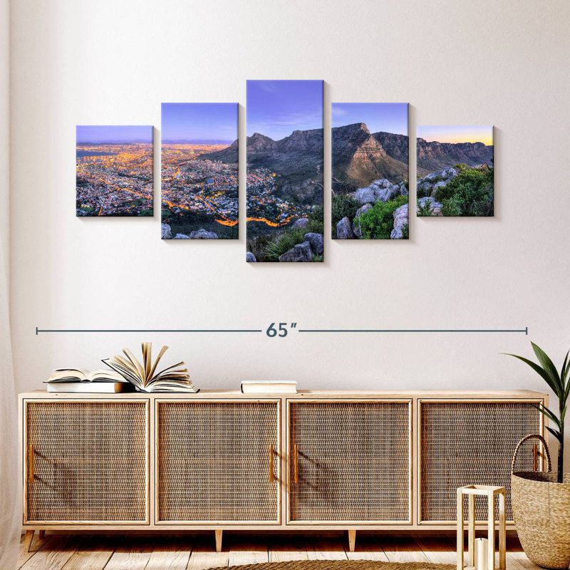 Cape Town Charm, 24" H x 55" W