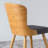 Orchard Hill Linen/Faux Leather Upholstered Dining Side Chair with Wooden Legs-946150265