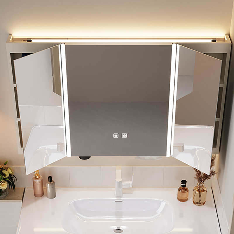 Modern light luxury style bathroom cabinet
