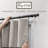 Drop Cloth Curtain Panel, Light Filtering Ring and Tab Top with Attached Valance, 95 in Long x 50 in Wide, Farmhouse Single Window Panel, Bedroom, Living Room and Dining Room, Wave Blue-56802053-82922704