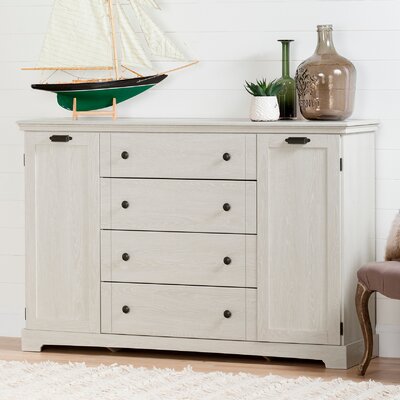 Lilak 4 Drawer Combo Dresser -  South Shore, 12754