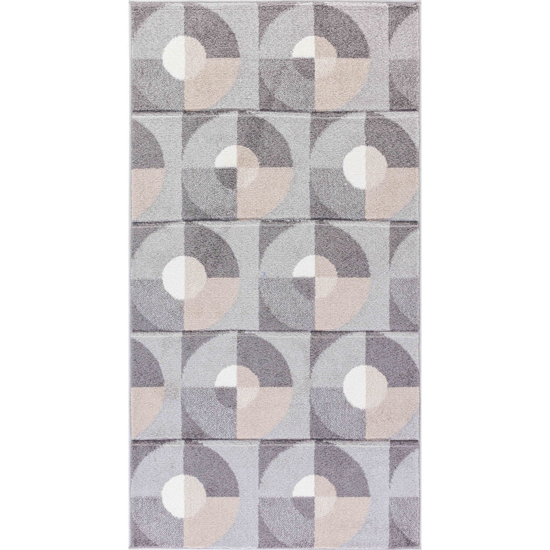 Cross Geometric Area Rug, Rectangle 80 x 150cm
