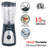 15 Oz Portable Personal Blender, 180 W, Black