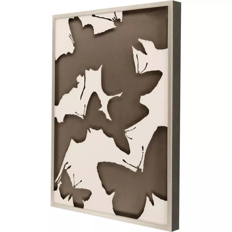 Monochrome Flutter I Painting by Loreth