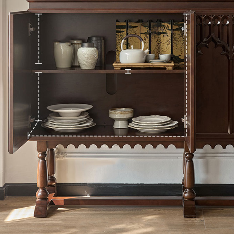 Simple and spacious dining cabinet