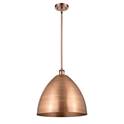Luminaire suspendu conique à 1 lumière