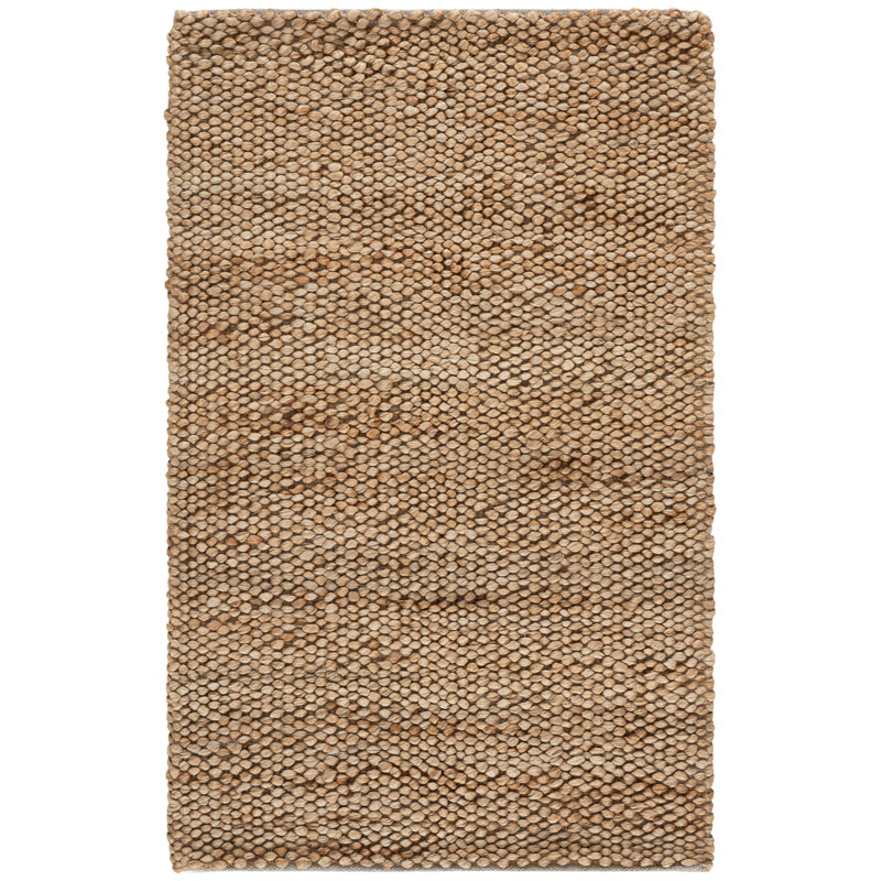 Tapis en jute / coton Kierstan, Rectangle 3 pi x 5 pi