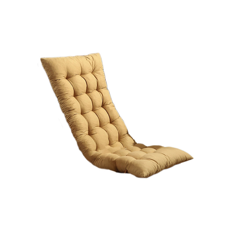 Seat Cushions For Home Use- Tufted Corduroy Floor Cushions For Living Room Tatami-47 Inch, Yellow