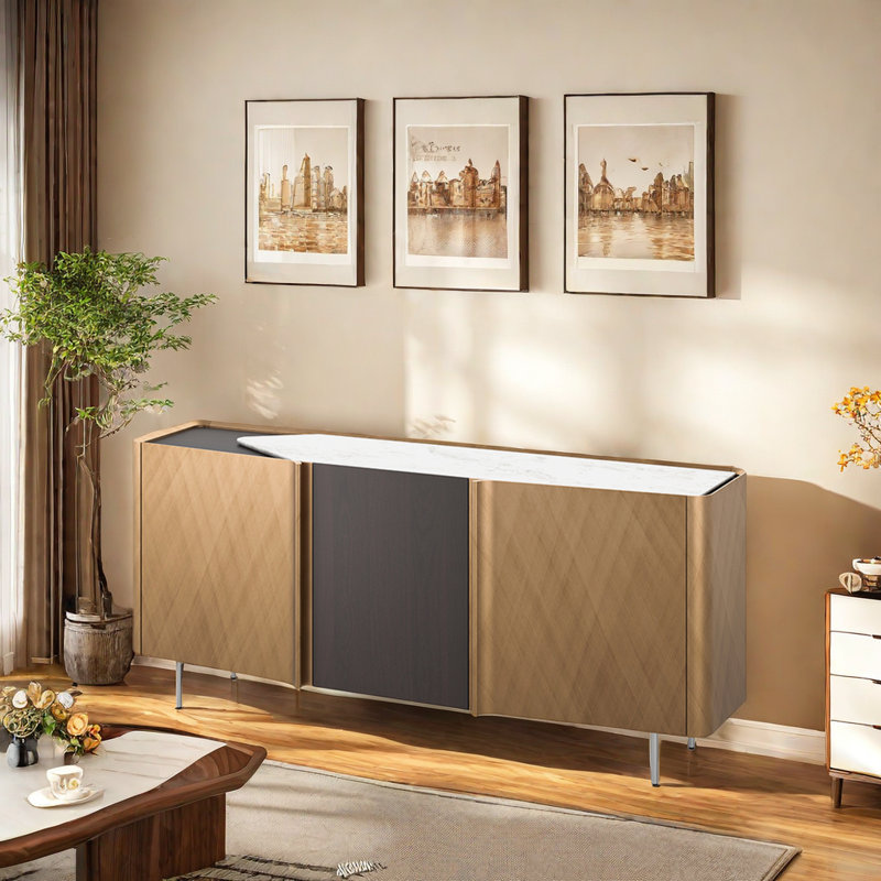 Armoire d'appoint haut de gamme post-moderne minimaliste