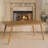 Modern Natural Acacia Wood Outdoor Dining Table with Rectangular Top & Spacious Dining Surface