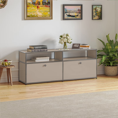 Rangement avec table de chevet et tiroir