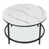 Plateau blanc / base noire