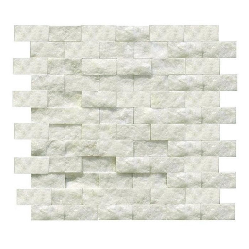 Carreau de mosaïque en marbre et brique