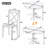 Modern Dining Table Set For 4 People,Round Table And 4 Kitchen Room Chairs,5 Piece Kitchen Table Set For Dining Room,Dinette,Breakfast Nook-920112948