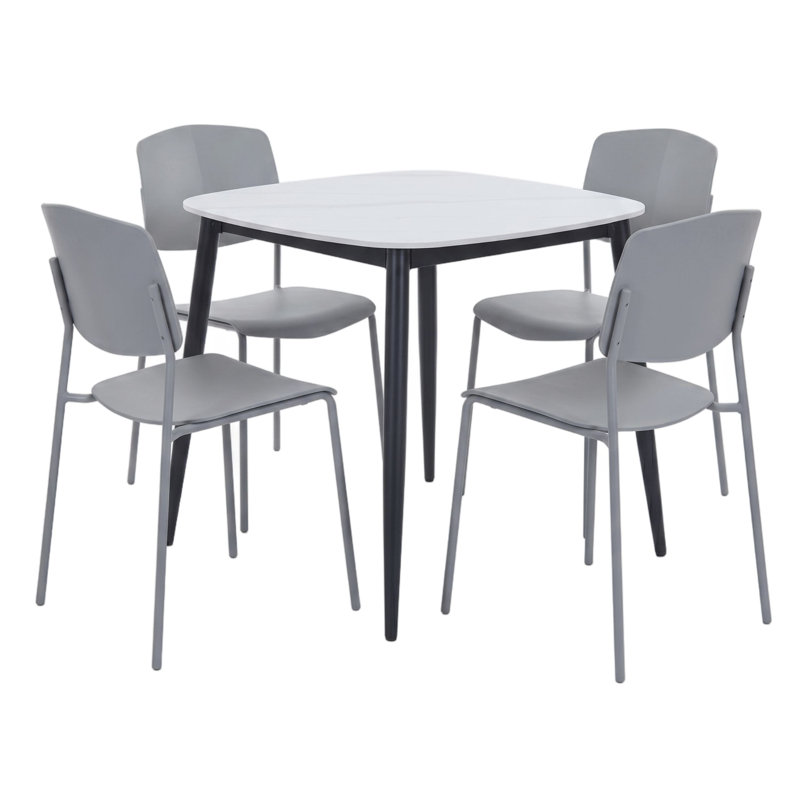 Surgoinsville Dining Set, Grey, Sintered Stone