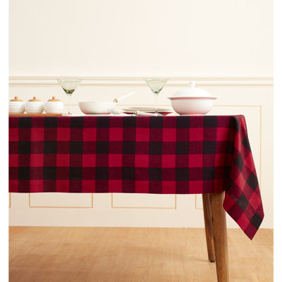 Buffalo Check - 100% Pure Linen Tablecloth