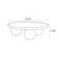 Table basse ronde de style français-376722827