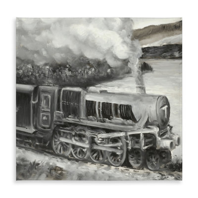 Vintage Passenger Locomotive Tablecloth | Indoor Outdoor Decor