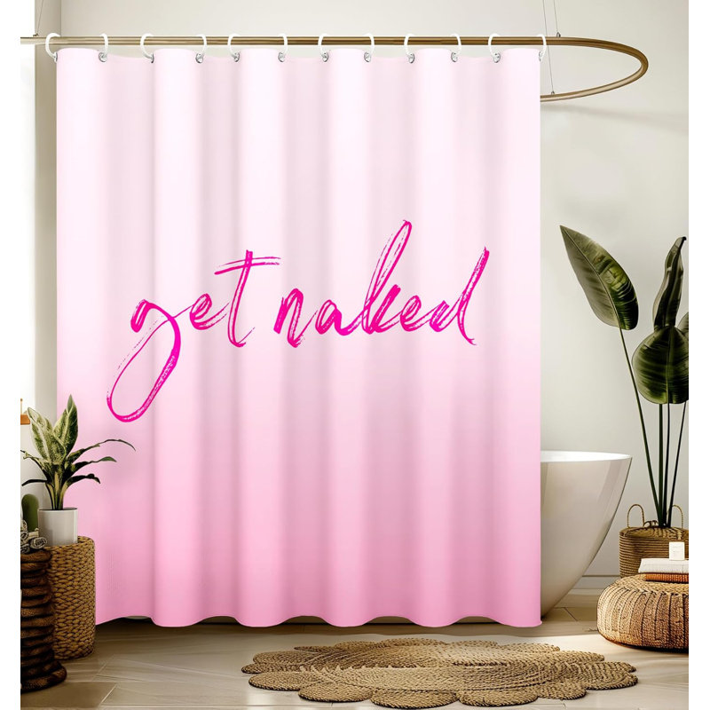 Rideau de douche moderne et imperméable avec un design élégant pour le décor de la salle de bain, tissu en polyester lavable et à séchage rapide