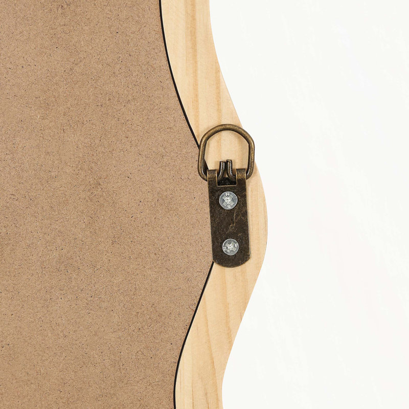 Miroir rectangulaire en bois massif / bois naturel / miroir moderne 40 po x 28 po pour salle de bain, chambre à coucher, salon, salle à manger, vestiaire, vestibule