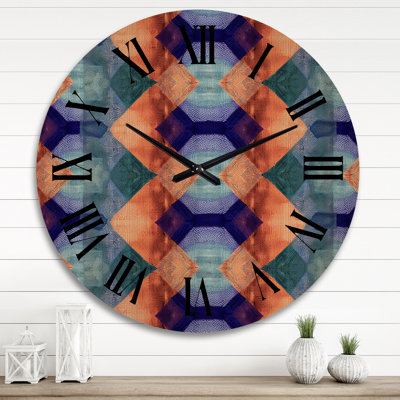 Horloge murale en bois massif Marielena