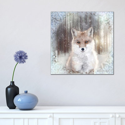 Enchanted Winter Fox by Bluebird Barn - Wrapped Canvas Print