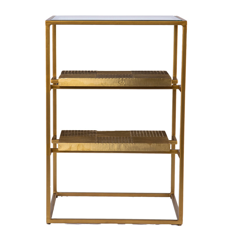 Table de bout avec plateau en verre Penketh