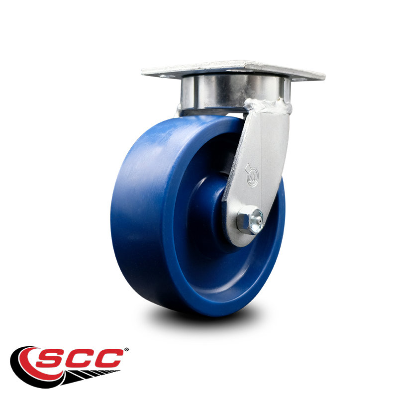 Kingpinless Solid Swivel Top Plate Caster