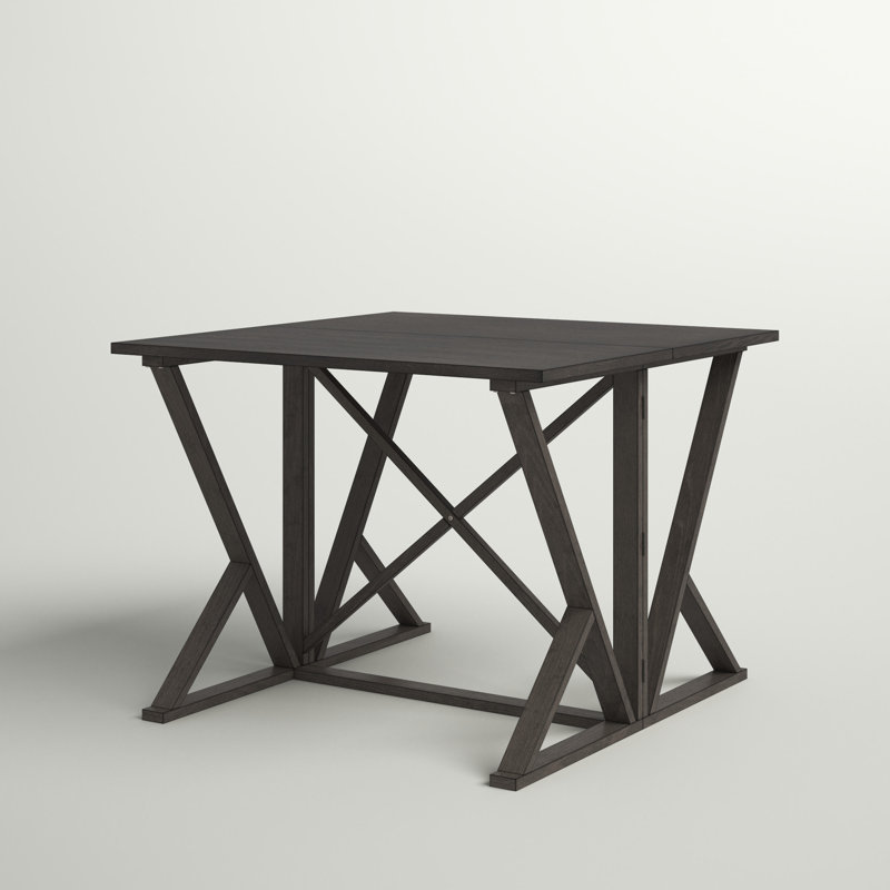 Karliyah Coggon Counter Height Extendable Drop Leaf Dining Table
