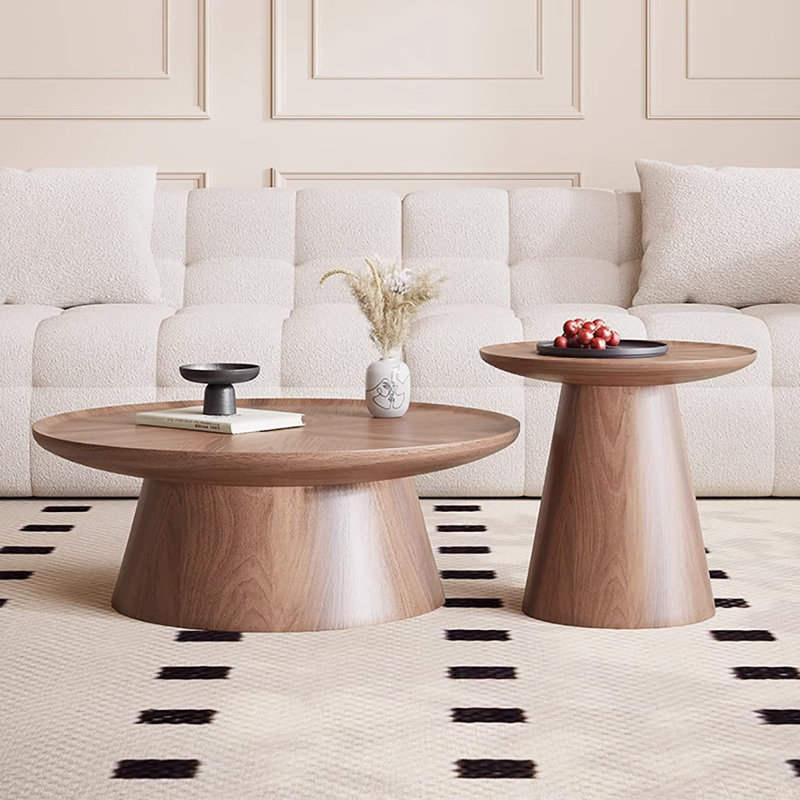 Modern and simple round coffee table