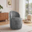 Upholstered Swivel Barrel Chair-799349598