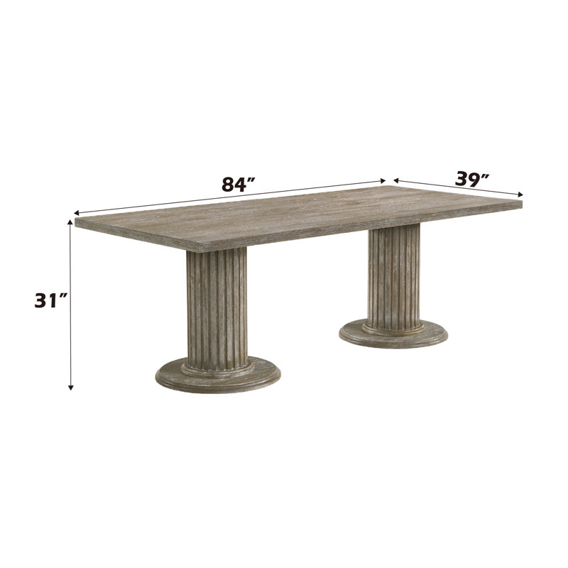 Reclaimed Grey Dining Table